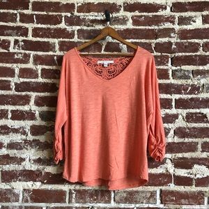 🌟LC Lauren Conrad Lace Detail Top